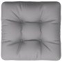 Cojín para sofá de palets tela gris 58x58x10 cm de , Cojines para sillas y sofás - Ref: Foro24-360901, Precio: 33,83 €, Descu...
