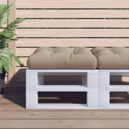 Cojín para sofá de palets tela taupé 58x58x10 cm de , Cojines para sillas y sofás - Ref: Foro24-360908, Precio: 30,94 €, Desc...