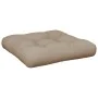 Cojín para sofá de palets tela taupé 58x58x10 cm de , Cojines para sillas y sofás - Ref: Foro24-360908, Precio: 30,94 €, Desc...