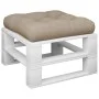 Cojín para sofá de palets tela taupé 58x58x10 cm de , Cojines para sillas y sofás - Ref: Foro24-360908, Precio: 30,94 €, Desc...