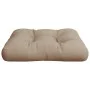 Cojín para sofá de palets tela taupé 58x58x10 cm de , Cojines para sillas y sofás - Ref: Foro24-360908, Precio: 30,94 €, Desc...