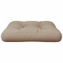 Cojín para sofá de palets tela taupé 58x58x10 cm de , Cojines para sillas y sofás - Ref: Foro24-360908, Precio: 36,41 €, Desc...