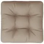 Cojín para sofá de palets tela taupé 58x58x10 cm de , Cojines para sillas y sofás - Ref: Foro24-360908, Precio: 30,94 €, Desc...