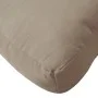 Cojín para sofá de palets tela taupé 58x58x10 cm de , Cojines para sillas y sofás - Ref: Foro24-360908, Precio: 30,94 €, Desc...