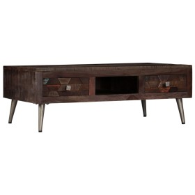 Mesa de centro de madera maciza reciclada 100x60x35 cm en Mesas de centro | Comprar online en Foru.es