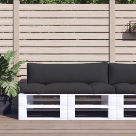 Cojines para palets 2 unidades tela negro de , Cojines para sillas y sofás - Ref: Foro24-360929, Precio: 87,28 €, Descuento: %