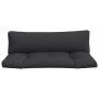 Cojines para palets 2 unidades tela negro de , Cojines para sillas y sofás - Ref: Foro24-360929, Precio: 87,28 €, Descuento: %