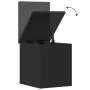 Caja de almacenaje madera de ingeniería negro 30x35x35 cm de , Baúles de almacenamiento - Ref: Foro24-840668, Precio: 40,69 €...