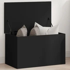 Caja de almacenaje madera de ingeniería negro 60x35x35 cm de , Baúles de almacenamiento - Ref: Foro24-840675, Precio: 55,67 €...