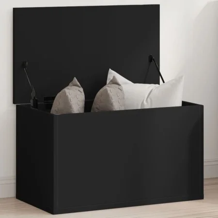 Caja de almacenaje madera de ingeniería negro 60x35x35 cm de , Baúles de almacenamiento - Ref: Foro24-840675, Precio: 55,67 €...