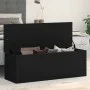 Caja de almacenaje madera de ingeniería negro 102x35x35 cm de , Baúles de almacenamiento - Ref: Foro24-840689, Precio: 80,79 ...
