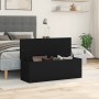 Caja de almacenaje madera de ingeniería negro 102x35x35 cm de , Baúles de almacenamiento - Ref: Foro24-840689, Precio: 85,08 ...
