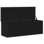 Caja de almacenaje madera de ingeniería negro 102x35x35 cm de , Baúles de almacenamiento - Ref: Foro24-840689, Precio: 80,79 ...