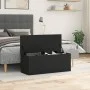 Caja de almacenaje madera de ingeniería negro 90x35x35 cm de , Baúles de almacenamiento - Ref: Foro24-840682, Precio: 71,18 €...