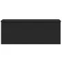 Caja de almacenaje madera de ingeniería negro 90x35x35 cm de , Baúles de almacenamiento - Ref: Foro24-840682, Precio: 71,18 €...