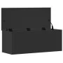 Caja de almacenaje madera de ingeniería negro 90x35x35 cm de , Baúles de almacenamiento - Ref: Foro24-840682, Precio: 71,18 €...