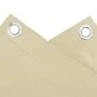 Pantalla de privacidad de balcón PVC crema 400x75 cm de , Paneles de vallas - Ref: Foro24-4005389, Precio: 17,17 €, Descuento: %