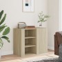 Armario de pared madera de ingeniería roble Sonoma 75x35x60 cm de , Estantes y estanterías - Ref: Foro24-848425, Precio: 72,8...