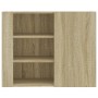 Armario de pared madera de ingeniería roble Sonoma 75x35x60 cm de , Estantes y estanterías - Ref: Foro24-848425, Precio: 72,8...