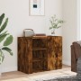 Armario de pared madera de ingeniería roble ahumado 75x35x60 cm de , Estantes y estanterías - Ref: Foro24-848427, Precio: 67,...