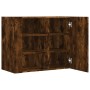 Armario de pared madera de ingeniería roble ahumado 75x35x60 cm de , Estantes y estanterías - Ref: Foro24-848427, Precio: 67,...