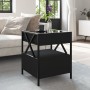 Mesita de noche con Infinity LED negra 40x40x51 cm de , Mesas de centro - Ref: Foro24-847717, Precio: 80,92 €, Descuento: %