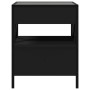 Mesita de noche con Infinity LED negra 40x40x51 cm de , Mesas de centro - Ref: Foro24-847717, Precio: 80,92 €, Descuento: %