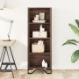 Estantería de madera de ingeniería marrón roble 50x31x137,5 cm de , Librerías y estanterías - Ref: Foro24-848613, Precio: 62,...