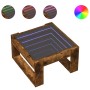 Mesa de centro con Infinity LED roble ahumado 50x53x30 cm de , Mesas de centro - Ref: Foro24-847627, Precio: 75,63 €, Descuen...