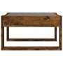 Mesa de centro con Infinity LED roble ahumado 50x53x30 cm de , Mesas de centro - Ref: Foro24-847627, Precio: 75,63 €, Descuen...