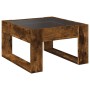 Mesa de centro con Infinity LED roble ahumado 50x53x30 cm de , Mesas de centro - Ref: Foro24-847627, Precio: 75,63 €, Descuen...