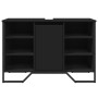 Armario de lavabo de baño madera ingeniería negro 91x35x60 cm de , Muebles de baño - Ref: Foro24-848664, Precio: 107,88 €, De...