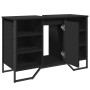 Armario de lavabo de baño madera ingeniería negro 91x35x60 cm de , Muebles de baño - Ref: Foro24-848664, Precio: 107,88 €, De...