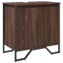 Armario lavabo baño madera ingeniería marrón roble 60x35x60 cm de , Muebles de baño - Ref: Foro24-848658, Precio: 56,94 €, De...