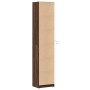 Aparador con LED madera ingeniería marrón roble 41,5x32,5x200cm de , Aparadores - Ref: Foro24-3307904, Precio: 123,14 €, Desc...