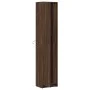 Aparador con LED madera ingeniería marrón roble 41,5x32,5x200cm by , Sideboards - Ref: Foro24-3307904, Price: 121,35 €, Disco...
