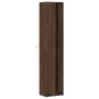 Aparador con LED madera ingeniería marrón roble 41,5x32,5x200cm de , Aparadores - Ref: Foro24-3307904, Precio: 123,14 €, Desc...