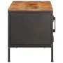 Mueble de TV madera maciza de mango rugosa 110x35x40 cm de , Almacenamiento para CD y DVD - Ref: Foro24-376044, Precio: 206,6...