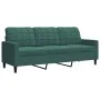 Juego de sofás con cojines 4 piezas terciopelo verde oscuro de , Sofás - Ref: Foro24-3278363, Precio: 755,50 €, Descuento: %