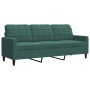 Juego de sofás con cojines 4 piezas terciopelo verde oscuro de , Sofás - Ref: Foro24-3278363, Precio: 770,09 €, Descuento: %