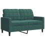 Juego de sofás con cojines 4 piezas terciopelo verde oscuro de , Sofás - Ref: Foro24-3278363, Precio: 770,09 €, Descuento: %
