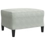 Juego de sofás con cojines 4 piezas terciopelo gris claro de , Sofás - Ref: Foro24-3278361, Precio: 618,37 €, Descuento: %