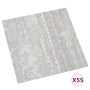 Lamas para suelo autoadhesivas 55 uds PVC gris 5,11 m² en Materiales de construcción | Comprar online en Foru.es
