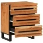 Massiver Akazienholz-Nachttisch 50x34x62 cm von , Nachttische - Ref: Foro24-377482, Preis: 99,56 €, Rabatt: %