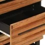 Mesita de noche madera maciza de acacia 50x34x62 cm de , Mesitas de noche - Ref: Foro24-377482, Precio: 99,56 €, Descuento: %