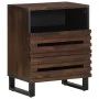 Mesita de noche madera maciza de mango 50x34x62 cm by , Nightstands - Ref: Foro24-377489, Price: 78,36 €, Discount: %