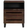 Mesita de noche madera maciza de mango 50x34x62 cm by , Nightstands - Ref: Foro24-377489, Price: 78,36 €, Discount: %