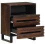 Mesita de noche madera maciza de mango 50x34x62 cm de , Mesitas de noche - Ref: Foro24-377489, Precio: 78,36 €, Descuento: %