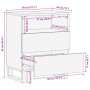 Mesita de noche madera maciza de mango 50x34x62 cm de , Mesitas de noche - Ref: Foro24-377489, Precio: 78,36 €, Descuento: %