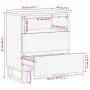 Mesita de noche madera maciza de mango 50x34x62 cm by , Nightstands - Ref: Foro24-377489, Price: 78,36 €, Discount: %